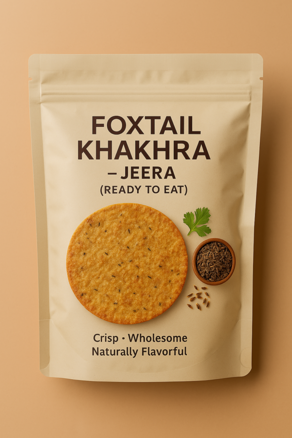 Foxtail Khakhra -Jeera (Ready to Eat)
